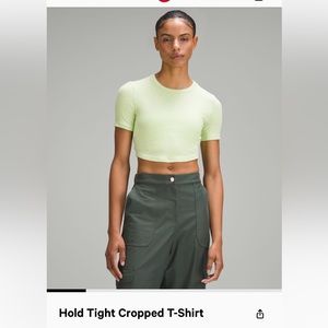 Hold Tight cropped t shirt
